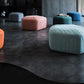 Contemporary Footstool Ottoman Suede Upholstered Solid Color Pentagon Ottoman Clearhalo 'furn' 'furn_ottomans_poufs' 'Furniture' 'Living Room Furniture' 'Ottomans & Poufs' 'ottomans_poufs' 1200x1200_3cd6e25b-e2fc-4255-a138-91aacdb7a65d