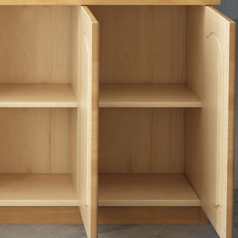 Modernismus Holz Sideboard Tabelle 4 Schubladen Sideboard mit 1/2/3 Türen für Esszimmer