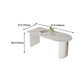 Sintered Stone Top White Table for Restaurant Modern Kitchen Table with Double Pedestal Clearhalo 'Dining Tables & Seating' 'Dining Tables' 'dining_table' 'furn' 'furn_dining_table' 'Furniture' 'furniture_dining_table' 'Kitchen & Dining Furniture' 'kitchen' 'kitchen_dining_table' 1200x1200_3cd82a28-df96-4987-826c-3cdff076aeff