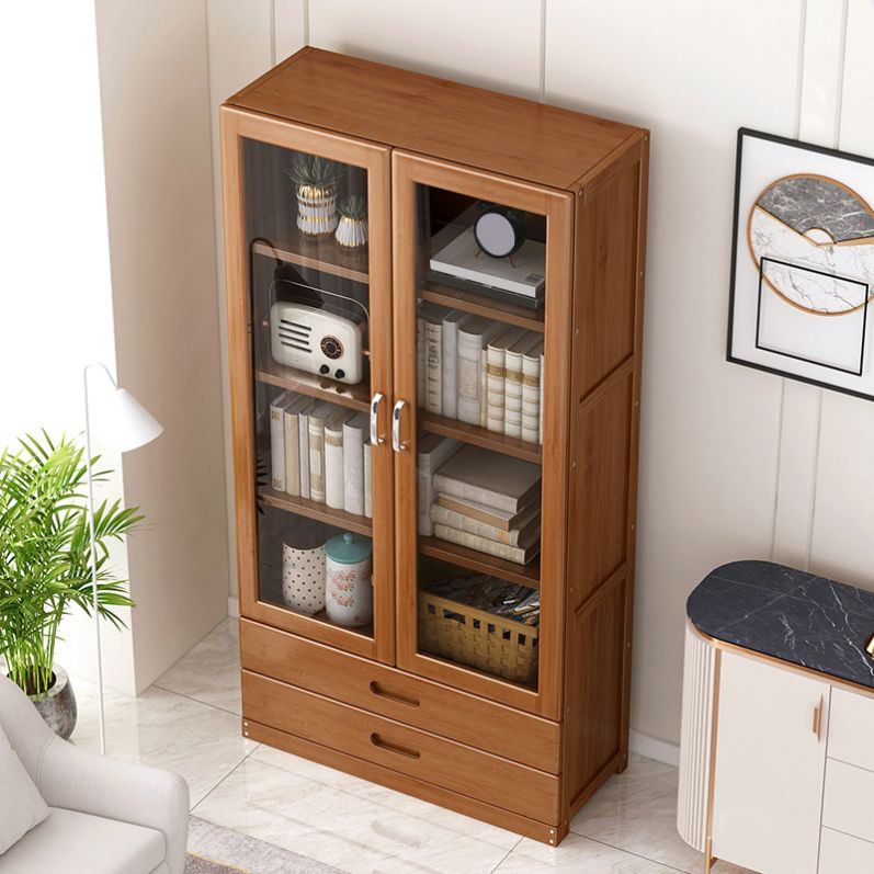 Wooden Standard Bookcase Modern Style Closed Back Bookshelf with Drawer Storage Clearhalo 'Bookcases' 'furn' 'furn_bookcases' 'Furniture' 'furniture_bookcases' 'Office Furniture' 1200x1200_3cddac08-d3e1-4f1a-8d47-e8b3b8ee92e5