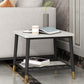 4 Legs Metal End Table Luxurious Stone Top Side End Snack Table Clearhalo 'Coffee & Accent Tables' 'End & Side Tables' 'end_side_tables' 'furn' 'furn_end_side_tables' 'Furniture' 'Living Room Furniture' 1200x1200_3cde567e-0f9e-48e3-be74-b809da91eef2