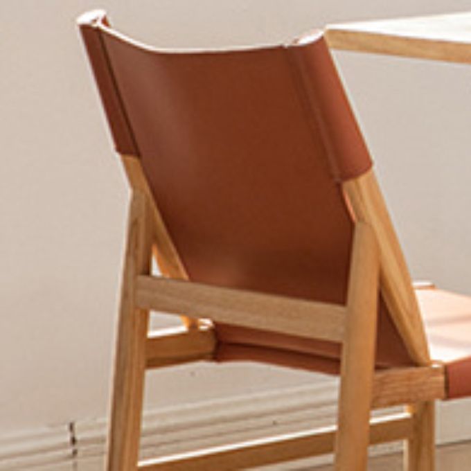 Chaise latéral rembourrée rembourrée contemporain