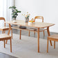 Storage Oak Wood Dining Table in Nature Rectangle Kitchen Table with 4 Legs Clearhalo ' dining_table' 'Dining Tables & Seating' 'Dining Tables' 'furn' 'furn_dining_table' 'Furniture' 'furniture_dining_table' 'Kitchen & Dining Furniture' 'kitchen&dining_furn' 'kitchen' 'kitchen_dining_table' 1200x1200_3cdf14aa-0d8c-4aa2-9f05-42aa9503720a