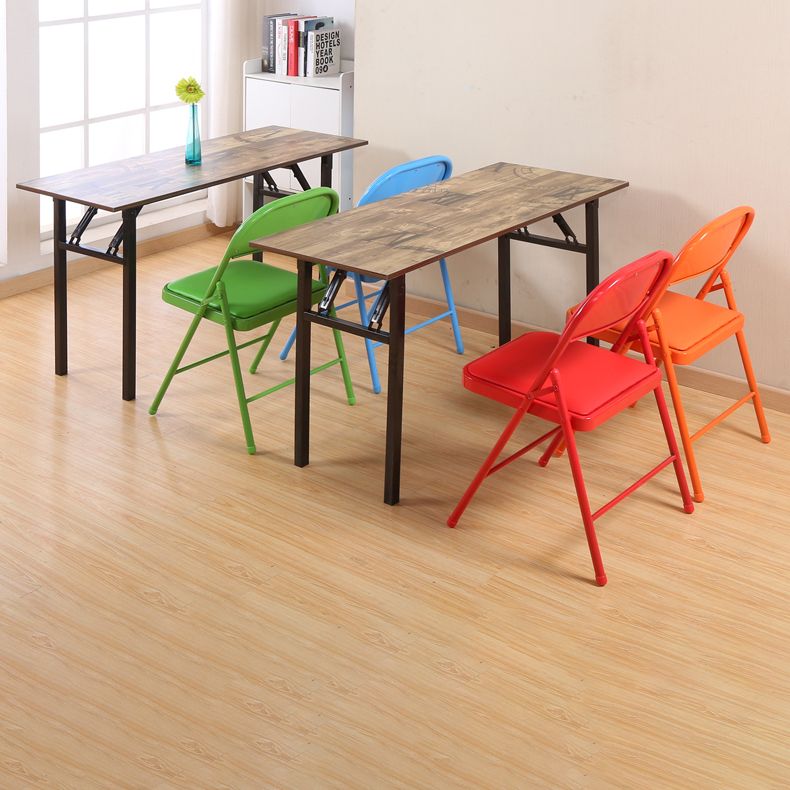 Industrial Rectangular Writing Desk Brown Wooden Office Desk Clearhalo 'furn' 'furn_office_desk' 'Furniture' 'Office Desks' 'Office Furniture' 'office_desk' 1200x1200_3ce0a768-ca1a-498b-8412-253476654d41