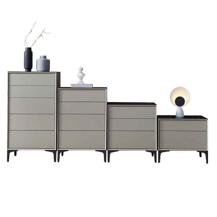 Grey Wood and Stone Buffet Server Modern Living Room Buffet/Console with Drawers Clearhalo 'buffet_sideboard' 'Buffets & Sideboards' 'Furniture' 'furniture_buffet_sideboard' 'Kitchen & Dining Furniture' 1200x1200_3ce10353-bd9d-4807-9f43-3414392d65e1