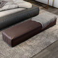 Modern Cushioned Seating Bench Solid Color Rectangle Bedroom Bench — free download