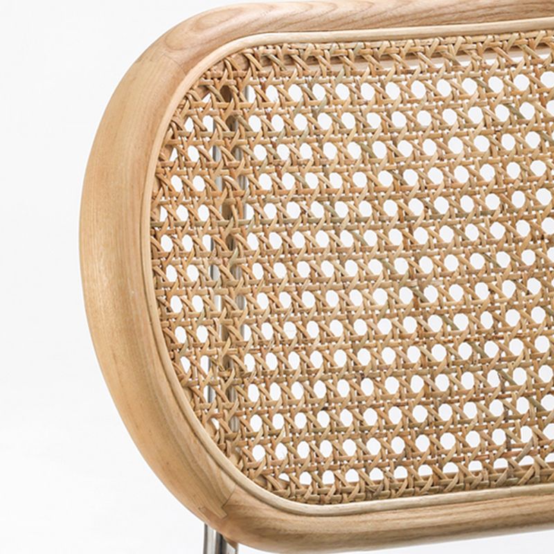 Modern Style PU Leather Chair Cane Back Armless Dining Chair for Home Clearhalo 'Dining Chairs' 'Dining Tables & Seating' 'dining_chair' 'furn' 'furn_dining_chair' 'Furniture' 'furniture_dining_chair' 'Kitchen & Dining Furniture' 1200x1200_3ce447a5-94b2-4c2e-9da6-6a845bf8a1c9