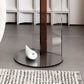 11" Wide Glam Side Table Sled Acrylic Clear Accent Side Table