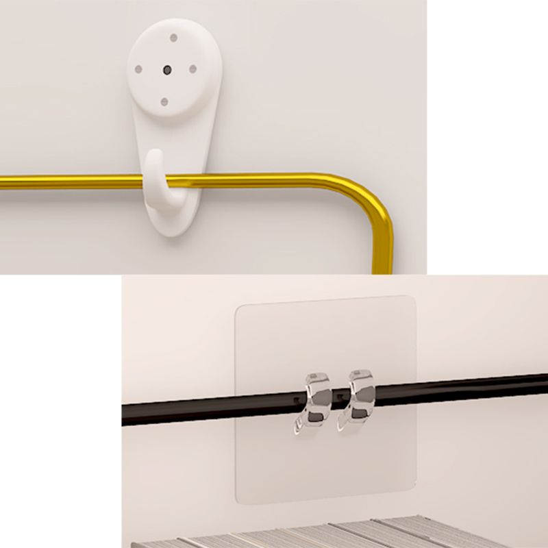 Libreria moderna in metallo galleggiante in metallo da 6 pollici a parete montata