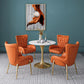 Round Shape Tulip Base Glam Dining Table White Fixed Table of Sintered Stone Clearhalo ' dining_table' 'Dining Tables & Seating' 'Dining Tables' 'furn' 'furn_dining_table' 'Furniture' 'furniture_dining_table' 'Kitchen & Dining Furniture' 'kitchen&dining_furn' 'kitchen' 'kitchen_dining_table' 1200x1200_3ce8be26-1cc6-4d2b-80e7-521bec1bb3cc