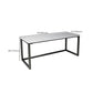 Industrial Grey Writing Desk Marble Office Desk with Metal Legs Clearhalo 'furn' 'furn_office_desk' 'Furniture' 'Office Desks' 'Office Furniture' 'office_desk' 1200x1200_3ce91f2c-93d0-4226-9eb4-c5c47006120d