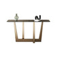 Console rettangolare in pietra Tabella 1-SHELF 31,5 "TABELLO DI ACCENTO ALTA