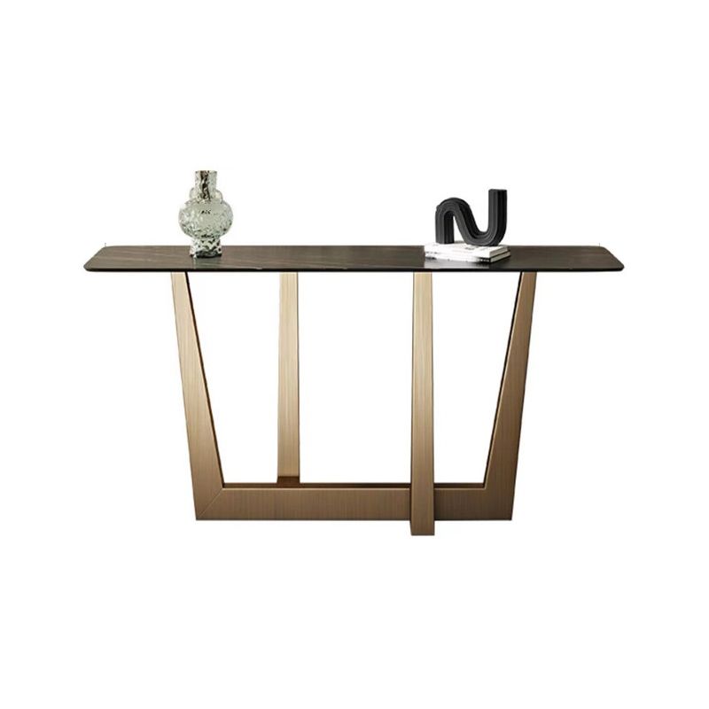 Console rettangolare in pietra Tabella 1-SHELF 31,5 "TABELLO DI ACCENTO ALTA