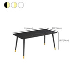 Modern 1/2/5/6/7 Pieces Dining Set Rectangle Stone Dining Table for Dining Room