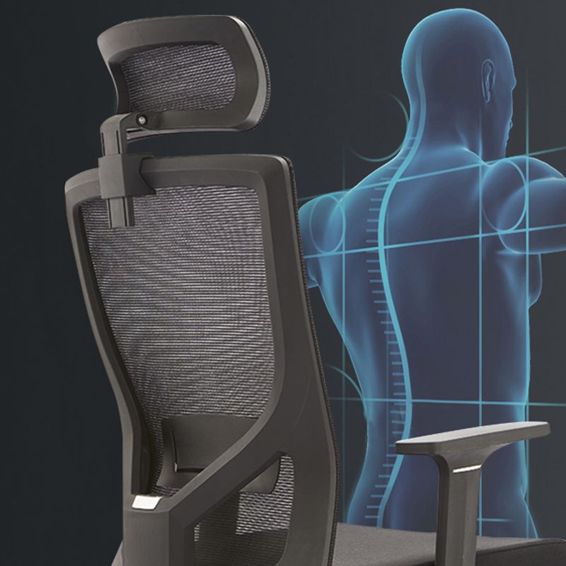 モダンオフィスチェア調整可能なシートの高さ固定腕チェア付き車輪付き