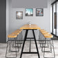 Industrial Style Bar Table Set 1/2/9 Pieces Rectangle Solid Wood Counter Set Clearhalo 'Bar Furniture' 'furn' 'furn_home_bar_bar_sets' 'Furniture' 'Home Bars & Bar Sets' 'home_bar_bar_sets' 'Kitchen & Dining Furniture' 1200x1200_3cef5116-c3b1-4a6a-a503-e7e09ec3148e