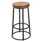 Backless Dining Stool Round Armless Bar Stool with Metal Base Clearhalo 'Bar Furniture' 'Bar Stools' 'bar_stools' 'furn' 'furn_bar_stools' 'Furniture' 'Kitchen & Dining Furniture' 1200x1200_3cf04366-f2a6-4e1a-b3c2-4a6e454be92b