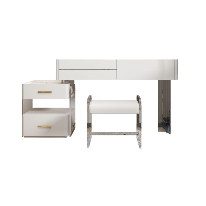 Hedendaagse make -up ijdelheid bureau leisteen top ijdelheid kleedtafel set