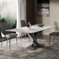 Medieval Modern Stone Dinette Table Rectangle Table for Dining Room Clearhalo 'Dining Tables & Seating' 'Dining Tables' 'dining_table' 'furn' 'furn_dining_table' 'Furniture' 'Kitchen & Dining Furniture' 1200x1200_3cf2d788-97bc-43d6-9874-e71d4f61c90e