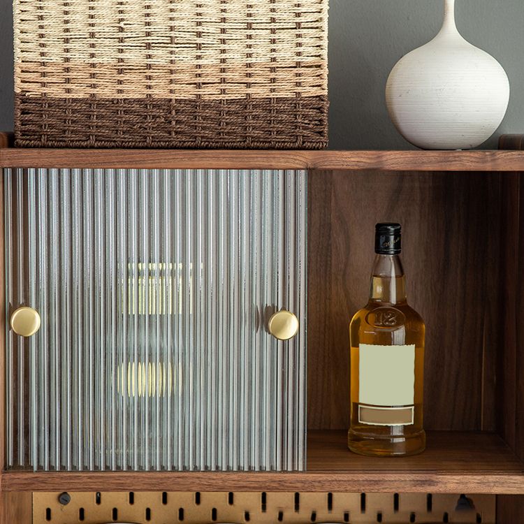 Modern Solid Wood Sideboard Cabinet Living Room 76.8" High Credenza Clearhalo 'buffet_sideboard' 'Buffets & Sideboards' 'furn' 'furn_buffet_sideboard' 'Furniture' 'Kitchen & Dining Furniture' 1200x1200_3cf3311d-9bb3-48b3-8d2c-79f13ab9d18c