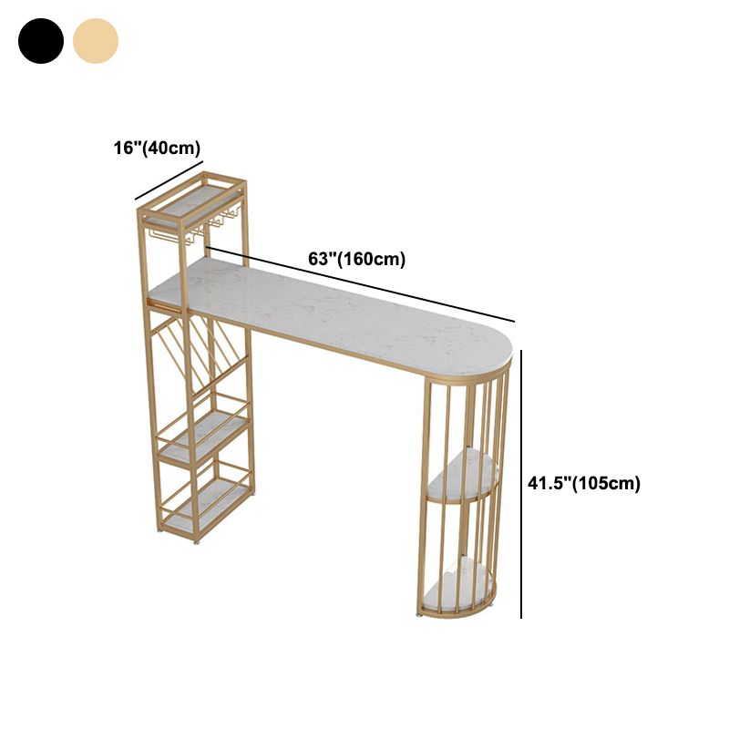 Woonkamer pubhoogte eettafel marmeren moderne bistro tafel met wijnrek