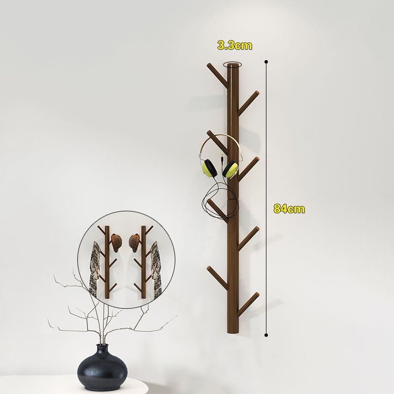 Crochet moderne du support de manteau nordique Kit d'entrée en bois