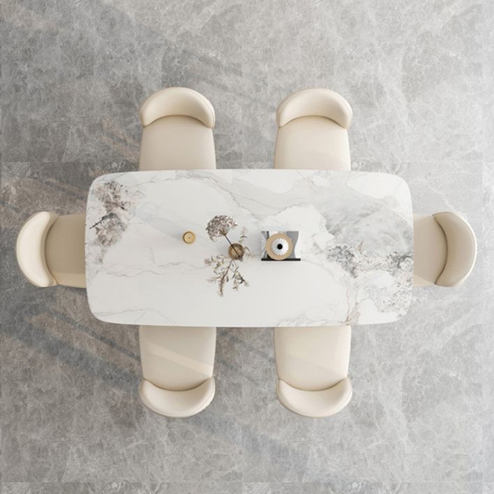 1/2/5/7 Pcs Sintered Stone Dining Table Set Dining Chairs Set Clearhalo 'Dining Room Sets' 'Dining Tables & Seating' 'dining_room_set' 'furn' 'furn_dining_room_set' 'Furniture' 'furniture_dining_room_set' 'Kitchen & Dining Furniture' 1200x1200_3cf64d49-d2d7-4226-95e0-93a67d5cc1bc