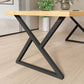 Industrial Pine Dining Room Set 1/4/5 Pieces Rectangle Dining Table Set Clearhalo 'Dining Room Sets' 'Dining Tables & Seating' 'dining_room_set' 'furn' 'furn_dining_room_set' 'Furniture' 'Kitchen & Dining Furniture' 1200x1200_3cf95b53-ae28-4269-aa2b-9c925d531c94