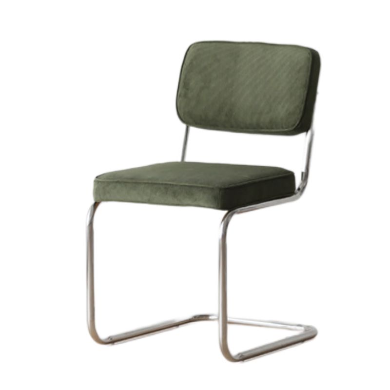 16.54 "広いスカンジナビアスタイルのシングルソファチェア固定されたバックされた腕のない椅子