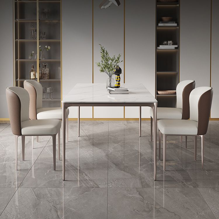 Modern 1/2/4/5/6 Pieces Table and Chairs Dining Set Sintered Stone Table and Chair Set Clearhalo 'Dining Room Sets' 'Dining Tables & Seating' 'dining_room_set' 'furn' 'furn_dining_room_set' 'Furniture' 'furniture_dining_room_set' 'Kitchen & Dining Furniture' 'kitchen&dining_furn' 'kitchen' 1200x1200_3cfbfffe-f012-4c77-ab7a-af3874189e20