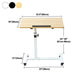 Modern Style Artificial Wood Desk Home Bedroom Adjustable Writing Desk