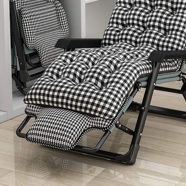 Ergonimic Recliner in Contemporary Black Metal Base with Tufted Back Clearhalo 'Chairs & Seating' 'furn' 'furn_recliners' 'Furniture' 'Living Room Furniture' 'Recliners' 1200x1200_3cfdf08d-0793-4c8d-a868-d5f626544b3e