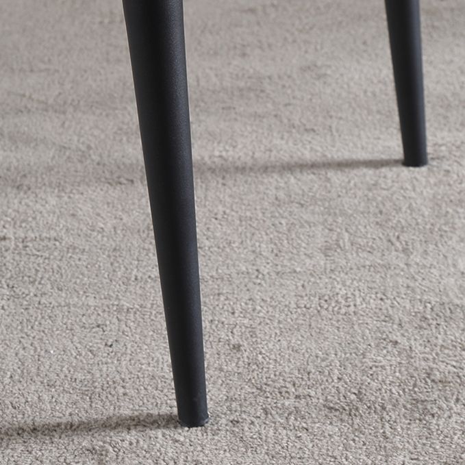 Contemporary Design Wingback Armless Side Chairs Leather Dining Side Chair Clearhalo ' kitchen&dining_furn' 'Dining Chairs' 'Dining Tables & Seating' 'dining_chair' 'furn' 'furn_dining_chair' 'Furniture' 'furniture_dining_chair' 'Kitchen & Dining Furniture' 'kitchen' 1200x1200_3cfe239f-3833-48fa-9368-1b50cb184d7f