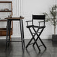 Matte Finish Solid Wood Bar Stools Contemporary Indoor Stools
