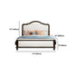 Traditional Standard Bed with Tufted and Camelback Panel Headboard Clearhalo 'Bedroom Furniture' 'Beds' 'furn' 'furn_beds' 'Furniture' 1200x1200_3d015fe9-a7b7-46a7-8ade-7fe8a23574fd