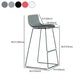 Modern Metal Plastic Bar Stools Indoor Barstool with Iron Legs and Low Back Clearhalo 'Bar Furniture' 'Bar Stools' 'bar_stools' 'furn' 'furn_bar_stools' 'furniture_bar_stools' 'Kitchen & Dining Furniture' 'kitchen&dining_furn' 'kitchen' 'kitchen_furn' Furniture' 1200x1200_3d04aff1-18be-401e-a560-5598c662914a