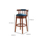 Mesa de Pub moderna de madera maciza de 1/3 piezas, mesa redonda para mostrador