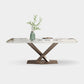 Metal Traditional Luxury Rectangle Indoor Table Sintered Stone Table with Pedestal Base Clearhalo ' dining_table' 'Dining Tables & Seating' 'Dining Tables' 'furn' 'furn_dining_table' 'Furniture' 'furniture_dining_table' 'Kitchen & Dining Furniture' 'kitchen&dining_furn' 'kitchen' 'kitchen_dining_table' 1200x1200_3d085497-7bed-4f7f-a2b5-c1fdf333b54f