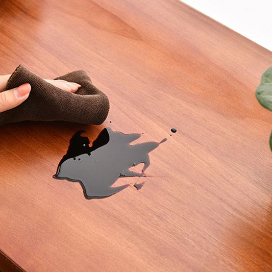 Brown Modern Style Table Solid Wood and Iron Breakroom Bar Table Clearhalo 'Bar Furniture' 'Bar Tables' 'bar_tables' 'furn' 'furn_bar_tables' 'Furniture' 'furniture_bar_tables' 'Kitchen & Dining Furniture' 1200x1200_3d0a81a3-3e2b-43ef-b3fd-6f21f5b77a6c