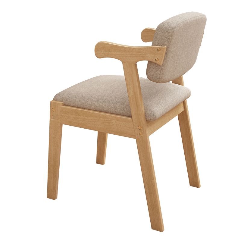 Contemporary Wood Indoor Open Back Dining Side Chair 20'' Wide Dining Chair Clearhalo ' kitchen&dining_furn' 'Dining Chairs' 'Dining Tables & Seating' 'dining_chair' 'furn' 'furn_dining_chair' 'Furniture' 'furniture_dining_chair' 'Kitchen & Dining Furniture' 'kitchen' 1200x1200_3d0afc1f-ae24-4c62-a26e-5239d3a61c78