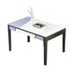 Glass Dining Table Mid-Century Style 4 Legs Base Rectangle Table for Dining Room Clearhalo ' dining_table' 'Dining Tables & Seating' 'Dining Tables' 'furn' 'furn_dining_table' 'Furniture' 'furniture_dining_table' 'Kitchen & Dining Furniture' 'kitchen&dining_furn' 'kitchen' 'kitchen_dining_table' 1200x1200_3d0b2202-4cfa-4dab-9b8c-9cbd2f4e4812
