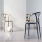 Scandinavian Plastic Dining Room Chair Slat Back Stacking Side Chair Clearhalo 'Dining Chairs' 'Dining Tables & Seating' 'dining_chair' 'furn' 'furn_dining_chair' 'Furniture' 'furniture_dining_chair' 'Kitchen & Dining Furniture' 1200x1200_3d0bd694-10a2-4b6b-8ea0-cab72c25d747