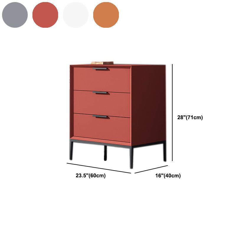 Eigentijdse borst verticale bachelor's borst met metalen voeten
