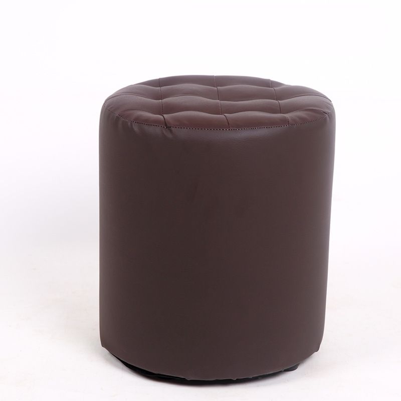 Dark Brown Modern Pouf Stain Resistant Round Pouf for Drawing Room Clearhalo 'furn' 'furn_ottomans_poufs' 'Furniture' 'Living Room Furniture' 'Ottomans & Poufs' 'ottomans_poufs' 1200x1200_3d0c9c9f-948a-416a-8045-7ff0e122612d