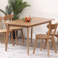 Contemporary Rectangle Dining Table Oak Solid Wood Table with 4 Legs for Home Kitchen Dinner Clearhalo ' dining_table' 'Dining Tables & Seating' 'Dining Tables' 'furn' 'furn_dining_table' 'Furniture' 'furniture_dining_table' 'Kitchen & Dining Furniture' 'kitchen&dining_furn' 'kitchen' 'kitchen_dining_table' 1200x1200_3d0cd2e5-13c4-4f74-9fea-0b637f0d2aa9