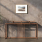 13"W Mid-Century Modern Console Table Pine Solid Wood Sofa Table