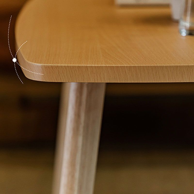 Wooden 4 Legs Cocktail Table Modern Rectangular Coffee Table for Living Room Clearhalo 'Coffee & Accent Tables' 'Coffee Tables' 'coffee_tables' 'furn' 'furn_coffee_tables' 'Furniture' 'furniture_coffee_tables' 'Living Room Furniture' 1200x1200_3d0f432f-e860-41cd-adac-9281c8ead6b1