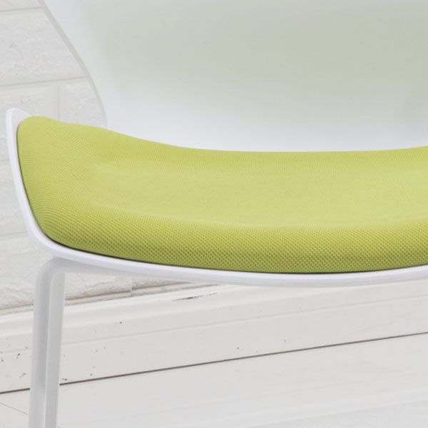 Mittlerer Rückenstuhl mit Schwammkissen Plastik -Backoffice Stuhl