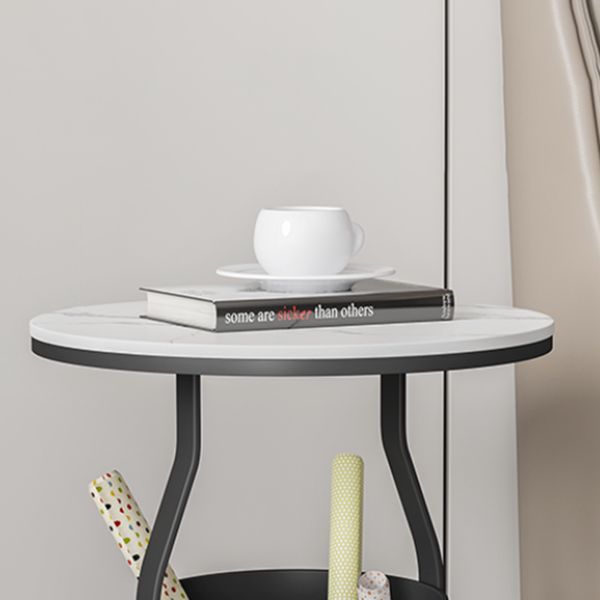 1 Shelf Glam Accent Table Nightstand Antique Finish Bed Nightstand Clearhalo 'Bedroom Furniture' 'furn' 'furn_night_stand' 'Furniture' 'night_stand' 'Nightstands' 1200x1200_3d138937-8935-4de3-a912-5ff93cd02f32