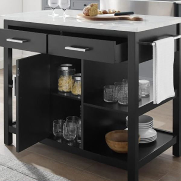 Tavolo da cucina in legno rettangolare moderno dell'isola stazionaria tavolo da cucina rettangolare